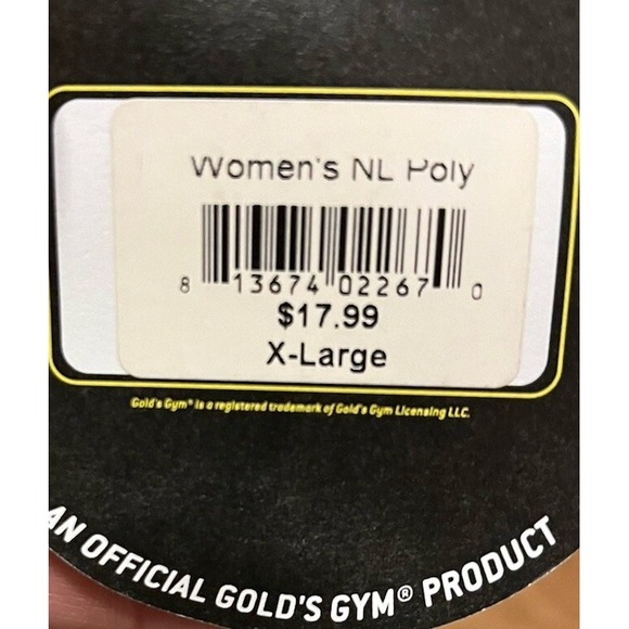 Golds Gym Shirt Womens Small Pink Athletic Workout Fitness Tee - Picture 4 of 4